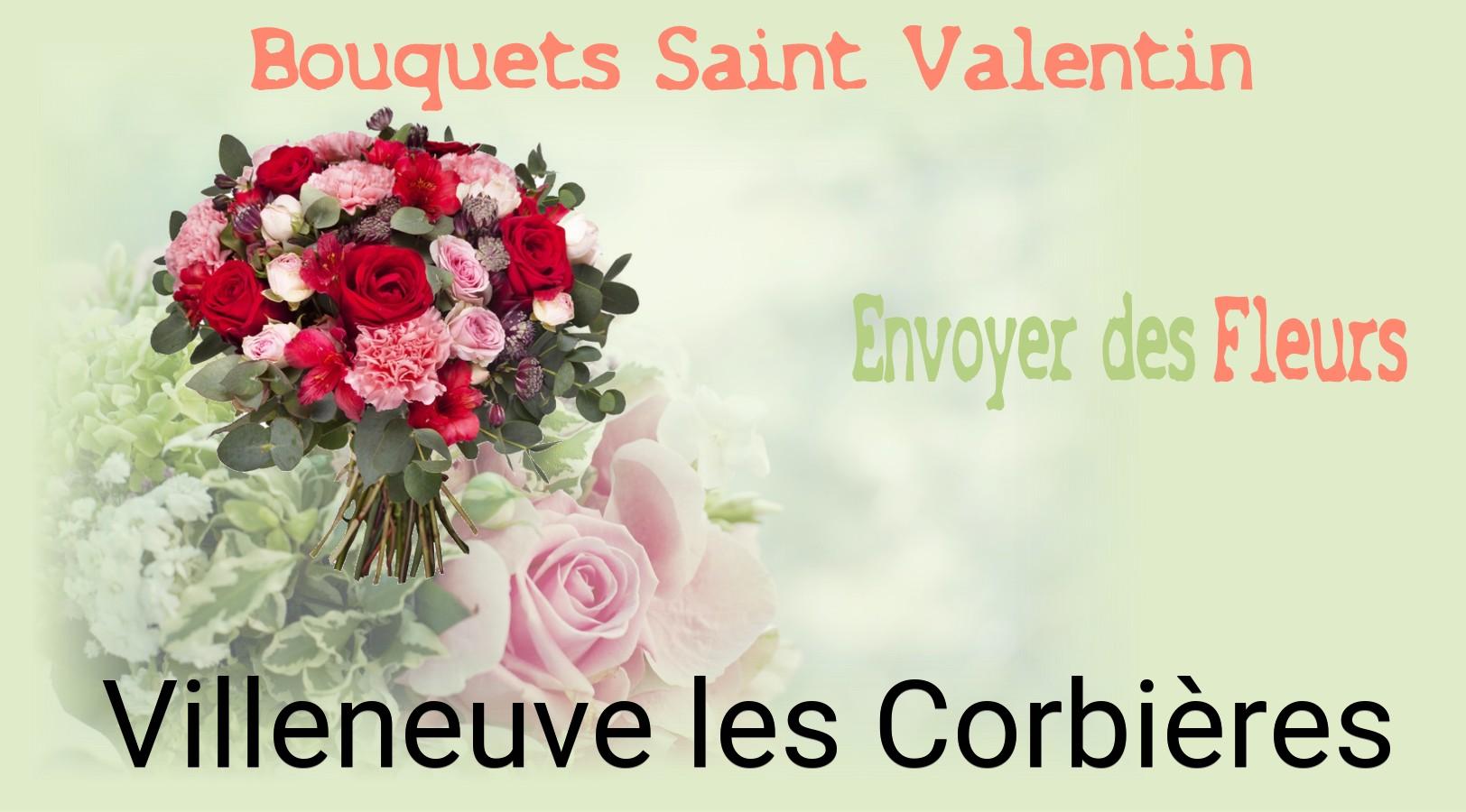 Roses de Saint-Valentin livrées à Villeneuve-les-Corbières